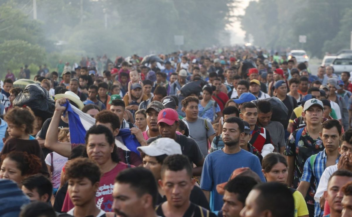 Growing Caravan of Migrants March toward US Border