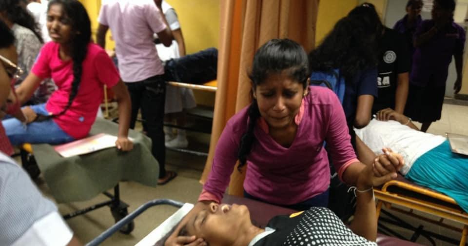 91 University Students Medical students injured Sri Lanka after Police attack