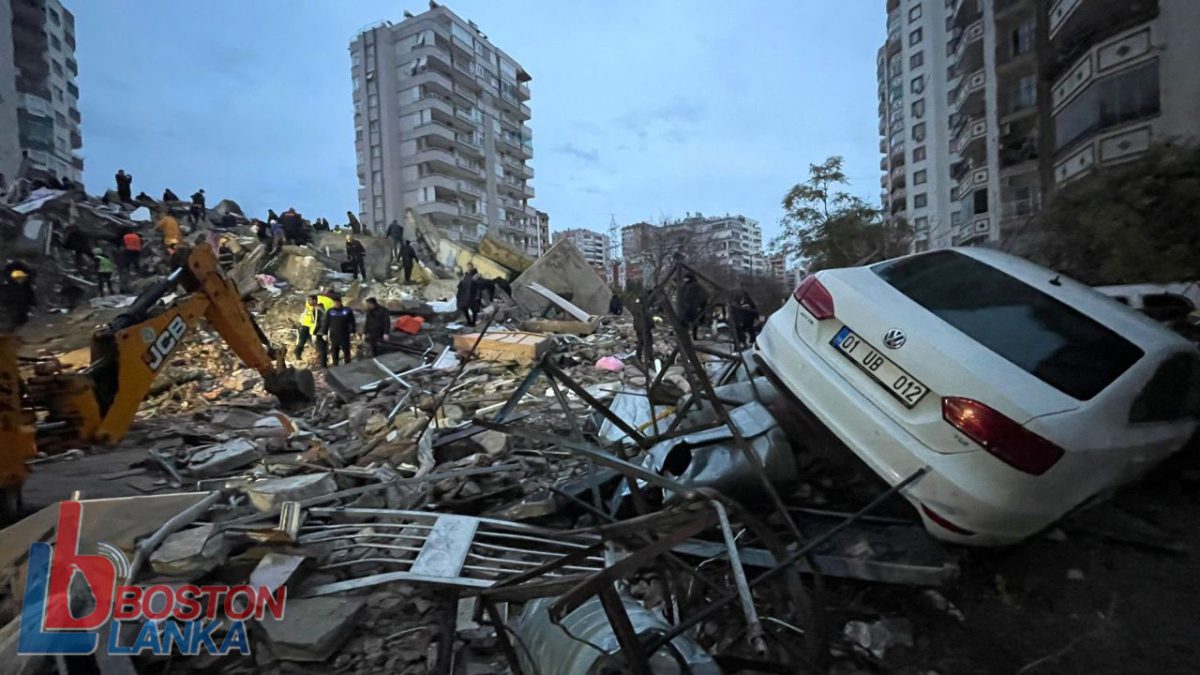 තුර්කියේ ප්‍රබල භූ කම්පනයක්