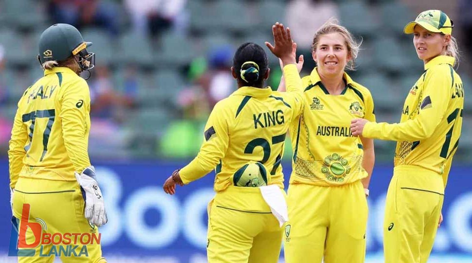 ICC Women’s T20 World Cup : ඔස්ට්‍රේලියාවට කඩුලු 10ක ජයක්