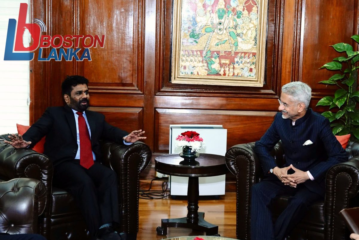 අද (05) පෙරවරුවේ ඉන්දියානු විදේශ අමාත්‍යාංශයේදී ඉන්දියානු විදේශ ඇමති ආචාර්ය සුබ්‍රමනියම් ජයශංකර් මහතා සහ ජාතික ජන බලවේගයේ නායක අනුර කුමාර දිසානායක සහෝදරයා අතර හමුවක් සිදුවිය.