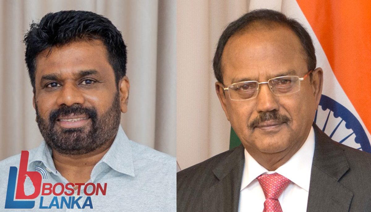 ඉන්දියානු රජයේ නිල ආරාධනාවකට අනුව එරට සංචාරයක නිරත ජාතික ජන බලවේගයේ නායක අනුර දිසානායක අද (05) පස්වරුවේ ඉන්දියානු රජයේ ජාතික ආරක්ෂක උපදේශක Ajit Doval මහතා හමුවිය.