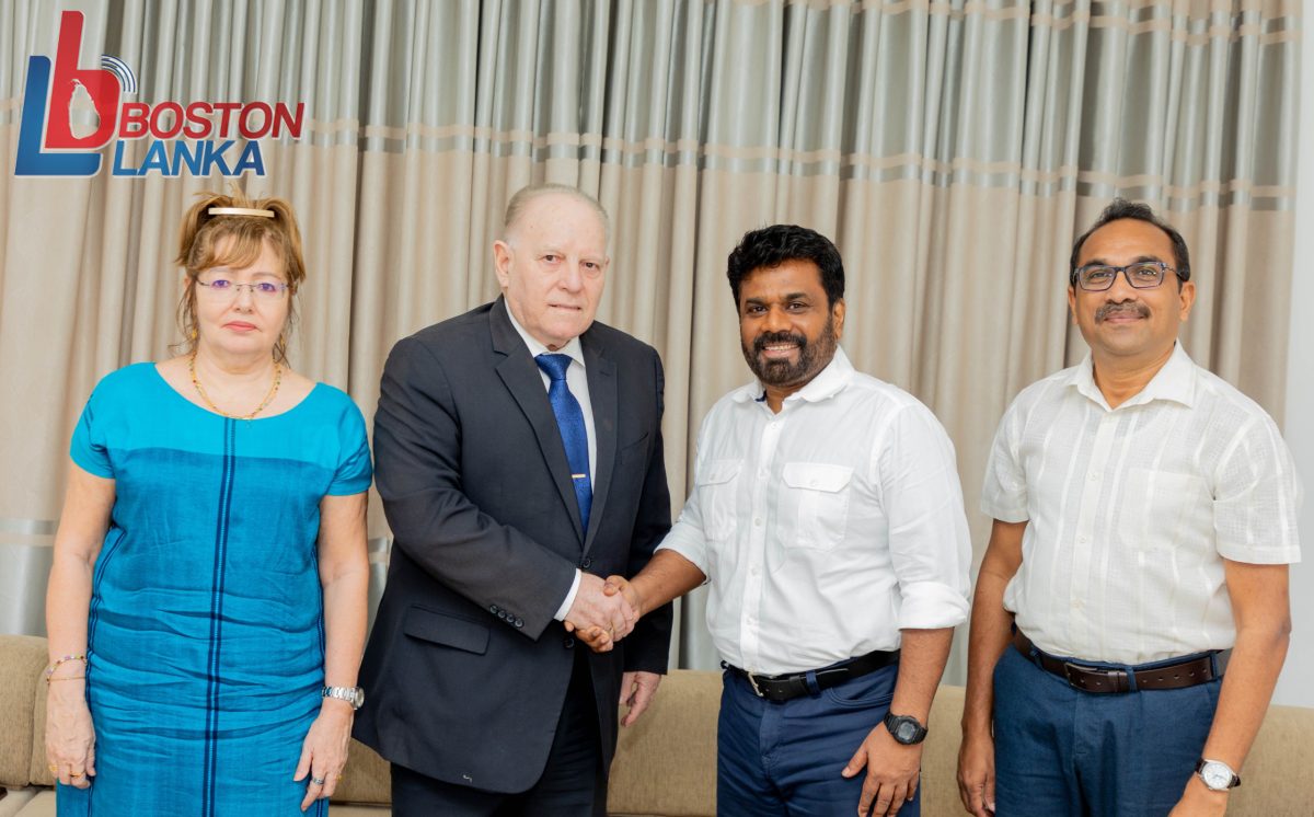 ශ්‍රී ලංකාවේ කියුබානු තානාපති සහ ජාතික ජන බලවේගයේ නායක අතර හමුවක්