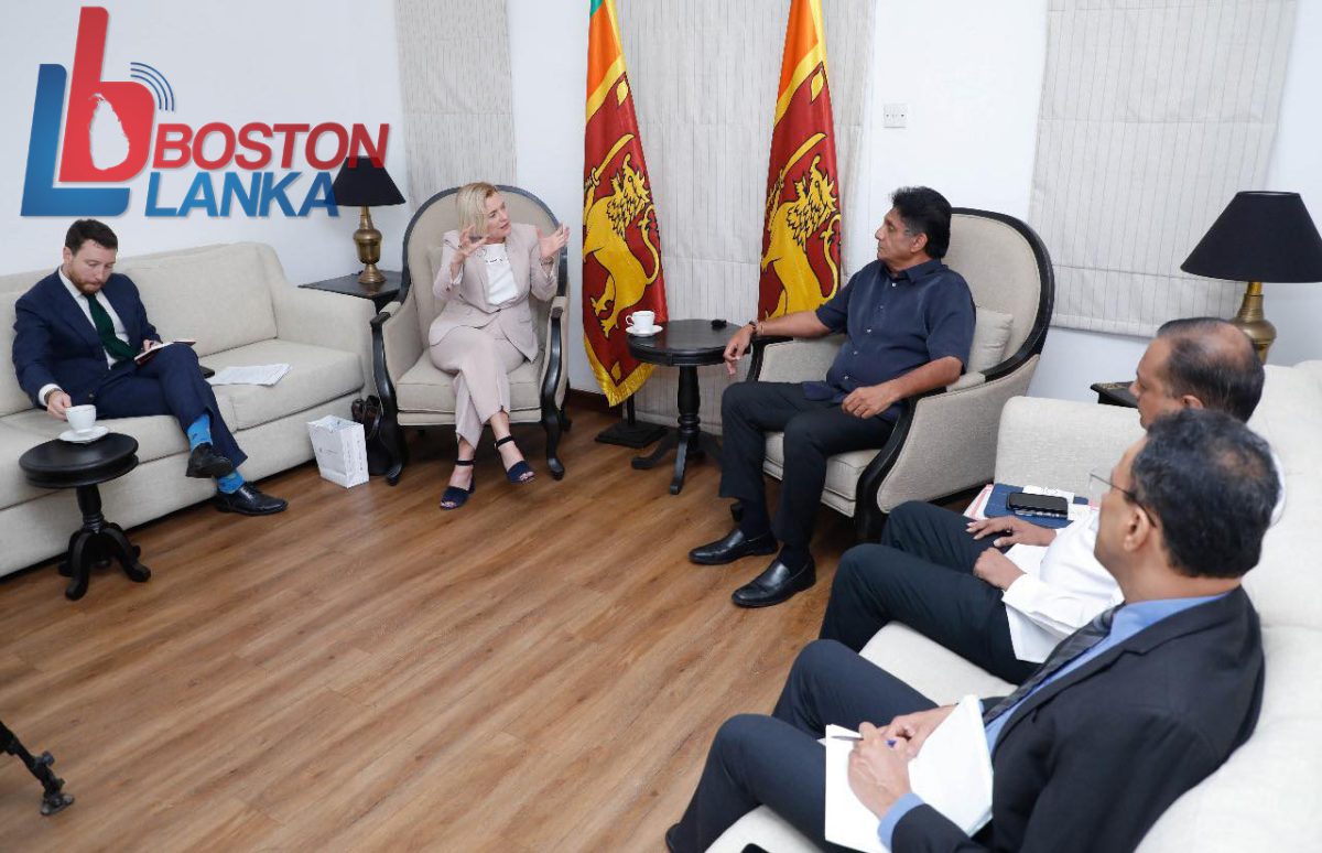 සජිත් ප්‍රේමදාස සහ නෝර්වේ තානාපතිනිය අතර හමුවක්