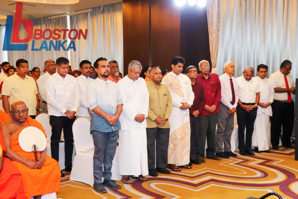විමල්, ගම්මන්පිල, වාසු හා දිලිත් එක්ව “සර්වජන බලය” නමින් නව දේශපාලන ව්‍යාපාරයක් අරඹයි