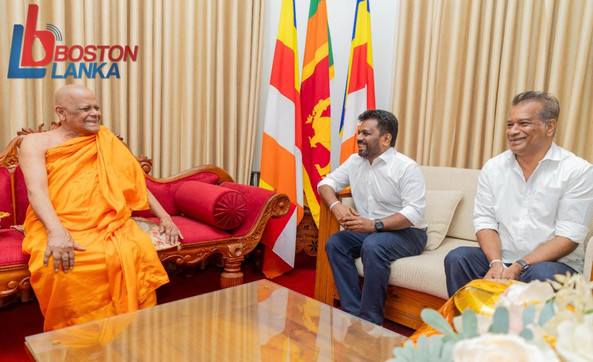 අනුර කුමාර දිසානායක අස්ගිරි මහනායක හිමි හමුවෙයි
