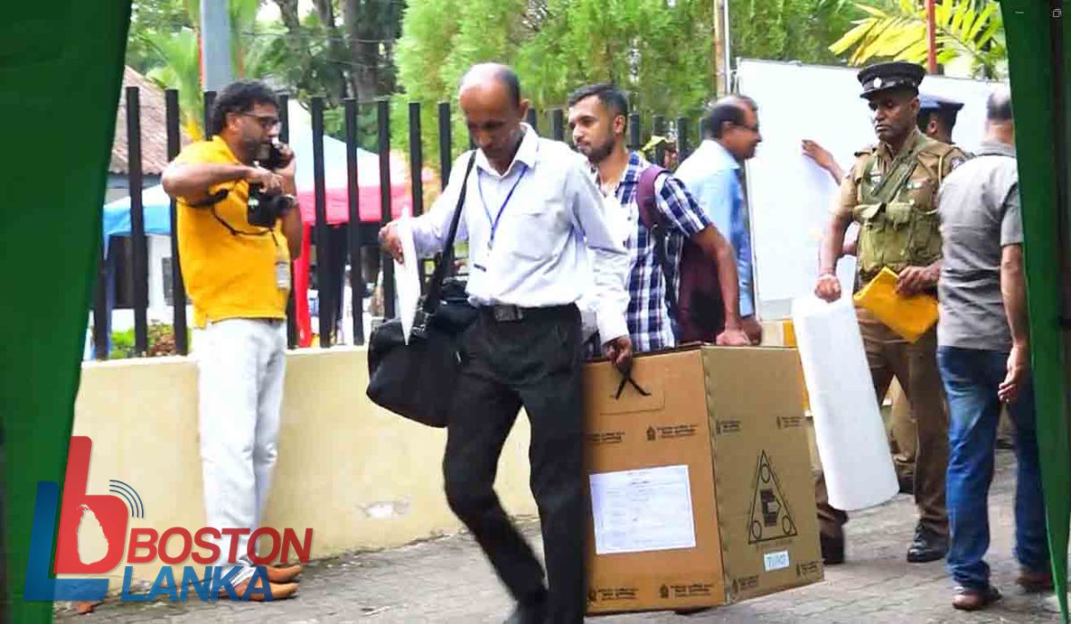 කොළඹ දිස්ත්‍රික්කයේ ඡන්ද පෙට්ටි හා නිලධාරීන් ප්‍රවාහනය ආරම්භ කෙරේ