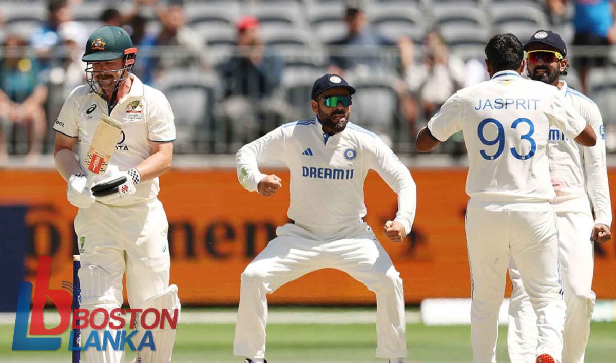 IND vs AUS Test : පළමු තරගයෙන් ඉන්දියාවට ලකුණු 295 ක ජයක්