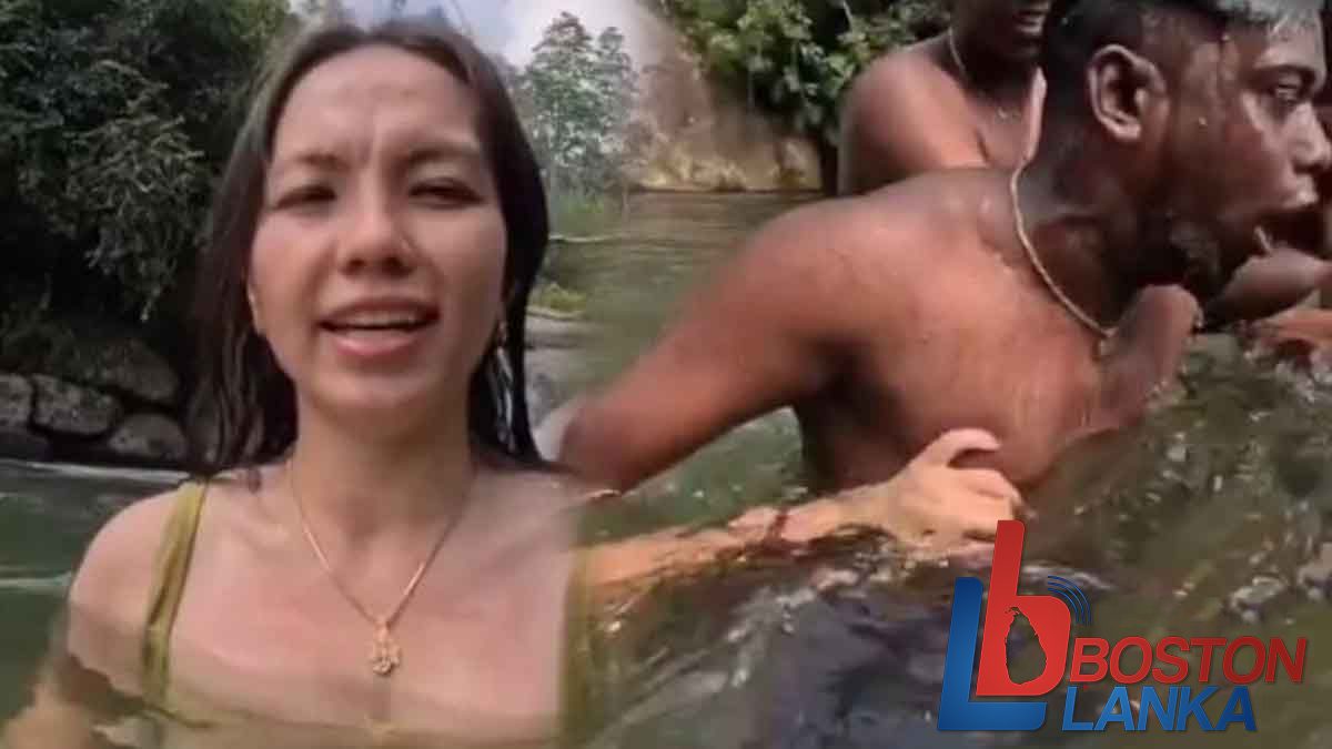 දියලුම දිය ඇල්ලේ ගිලෙන්නට ගිය තරුණයෙක් මැලේසියානු කාන්තාවක් විසින් බේරා ගනියි