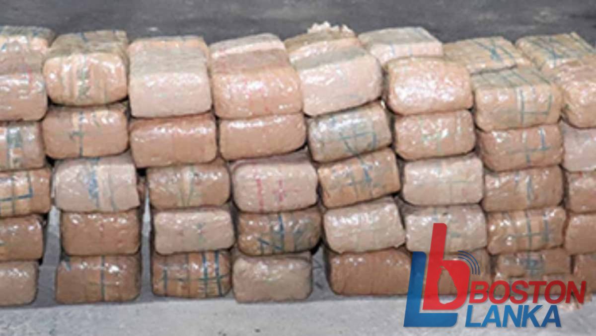 කේරළ ගංජා කිලෝ 322ක් උතුරු මුහුදේදී කොටුවෙයි