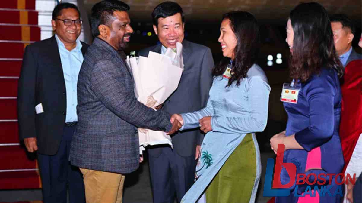 ජනපති වියට්නාමයට ළඟාවෙයි