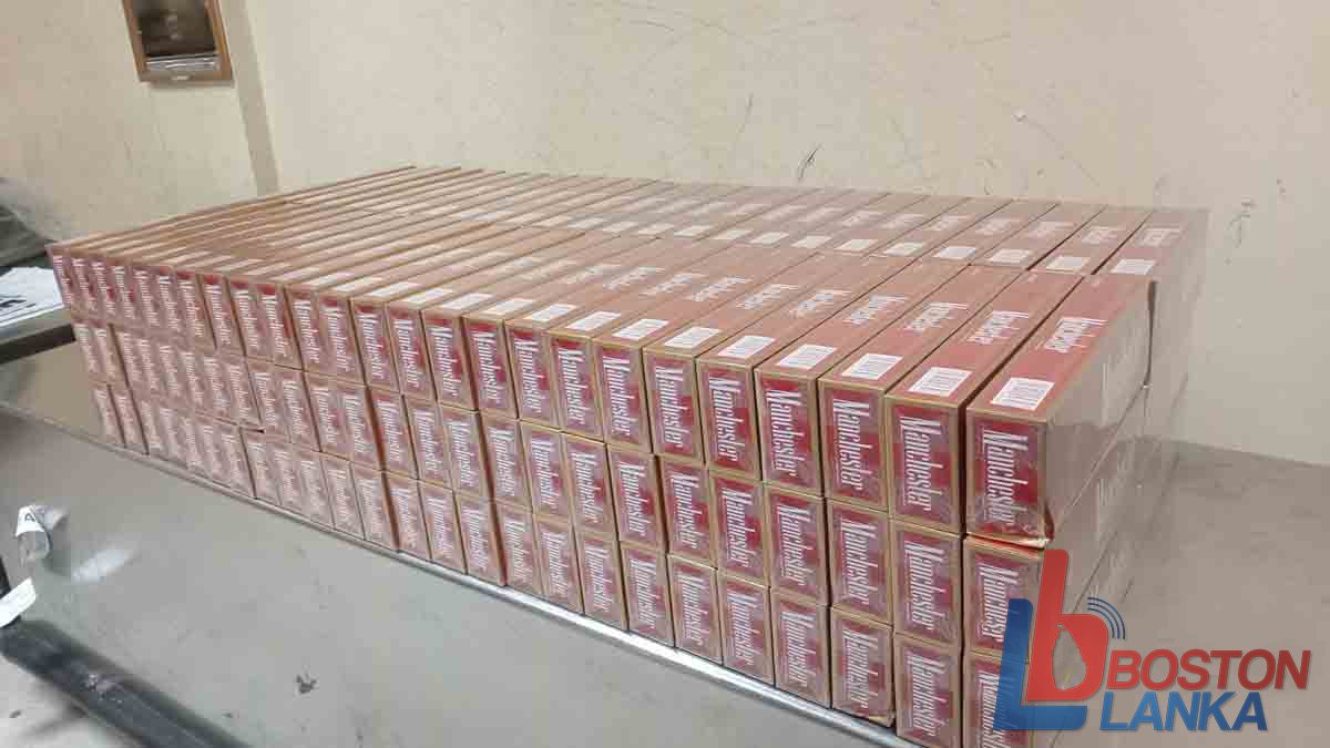 රුපියල් ලක්ෂ 600ක විදෙස් දුම්වැටි තොගයක් අත්අඩංගුවට