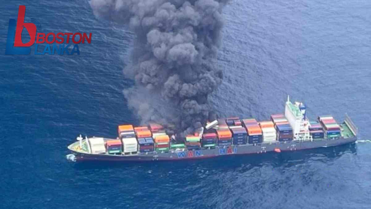 කොළඹ සිට මුම්බායි වෙත ගමන් කරමින් තිබූ නෞකාවක පිපිරීමක් සිදුවෙයි