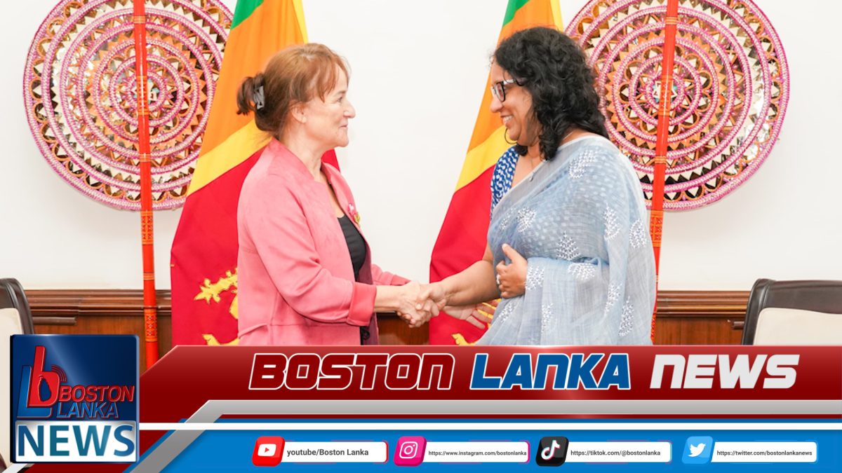 ධුරයෙන් ඉවත්ව යන මෙරට  නෙදර්ලන්ත තානාපතිනිය සහ අගමැතිනිය අතර හමුවක්