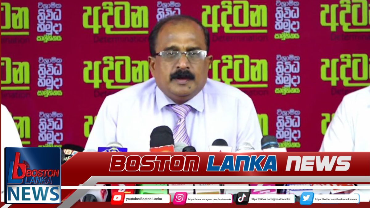 ආරක්ෂක නියෝජ්‍ය අමාත්‍ය අරුණ ජයසේකරට එරෙහිව ස.ජබයෙන් විශ්වාසභංගයක්……