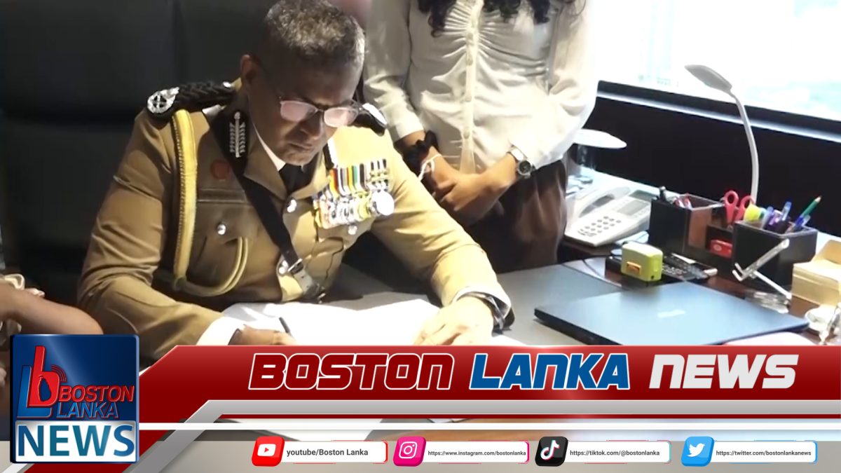 නව පොලිස්පති වැඩ භාරගනී…..