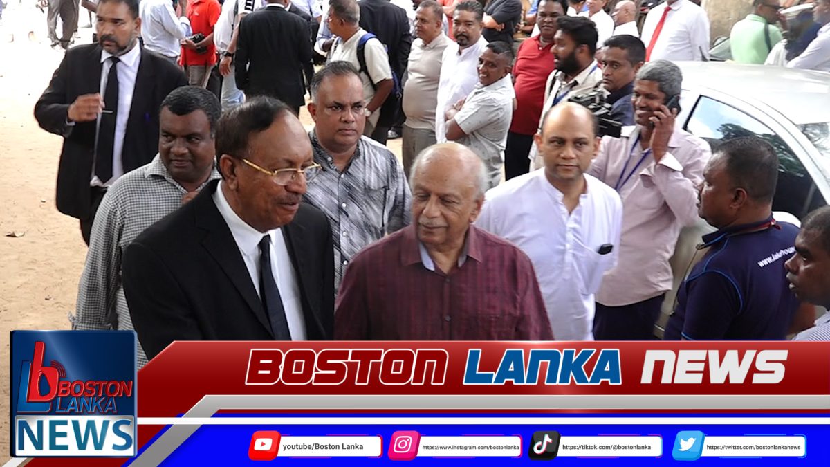 හිටපු ජනපති බලන්න දේශපාලඥයින් ඇතුළු විශාල පිරිසක් අධිකරණ භූමියට….