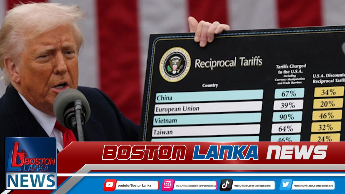 අමෙරිකාව මෙරටට පැන වූ නව තීරුබදු අද සිට…