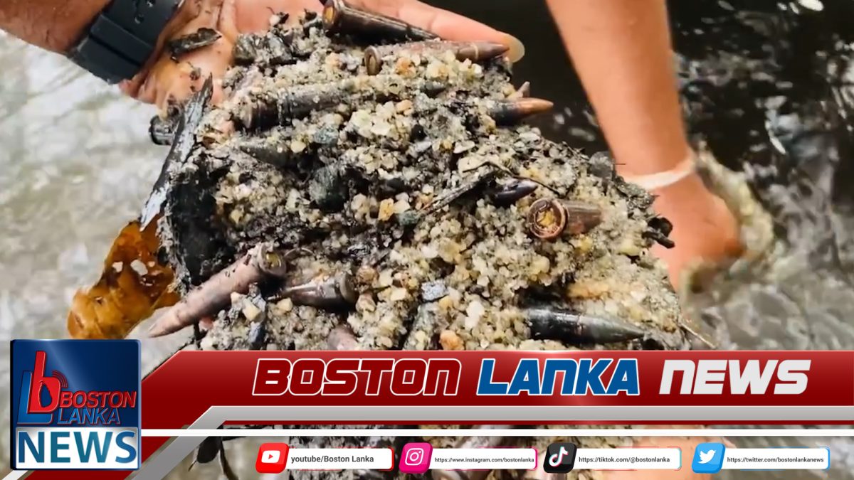 ගැටලාව වැවෙන් මතු වූ උණ්ඩ තොගය…..