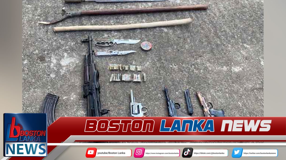 ගුවන් තොටුපොළේ ආරක්ෂක නිලධාරියෙක් ගිනිඅවි සමග කොටුවෙයි….