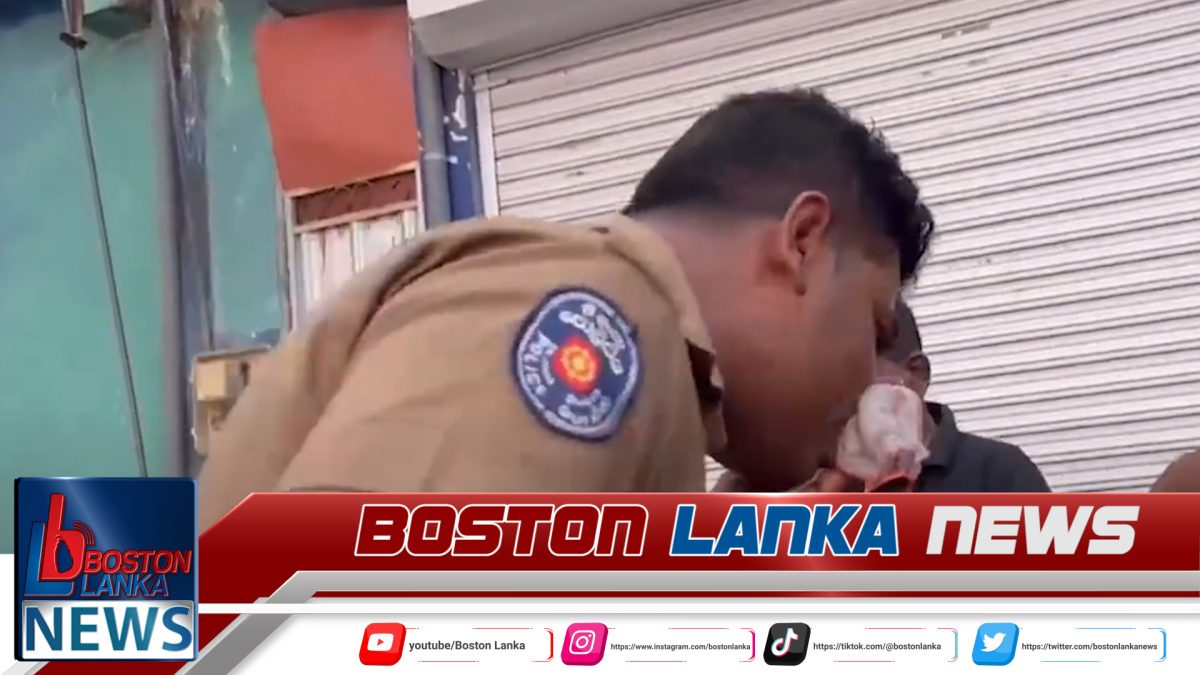 පොලිස් නිලධාරියෙකුට වතුර බෝතලයකින් පහරදුන්බවට සැකකරන පුද්ගලයා රිමාන්ඩ්