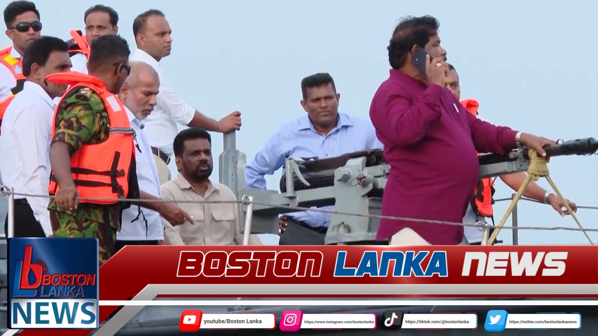 ජනපති කච්චතිව් දූපතේ නිරීක්ෂණ චාරිකාවක….