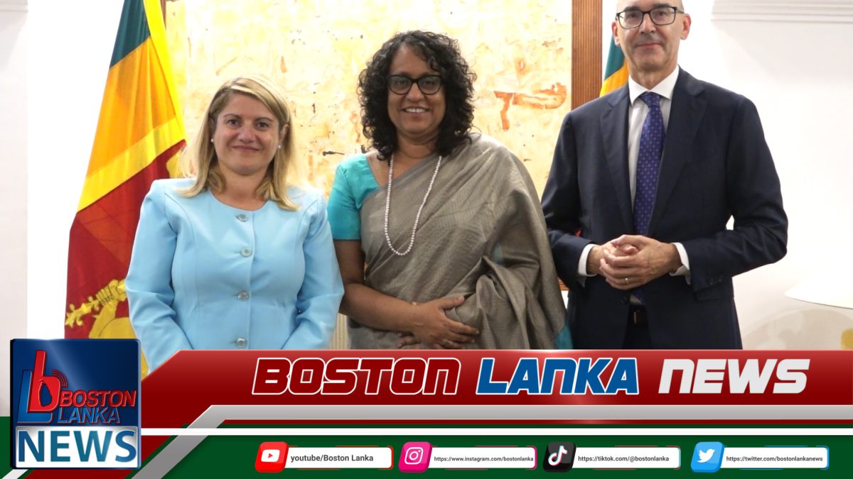 අගමැතිනිය සහ  ඉතාලියේ  නියෝජ්‍ය මහලේකම් අතර හමුවක්…..