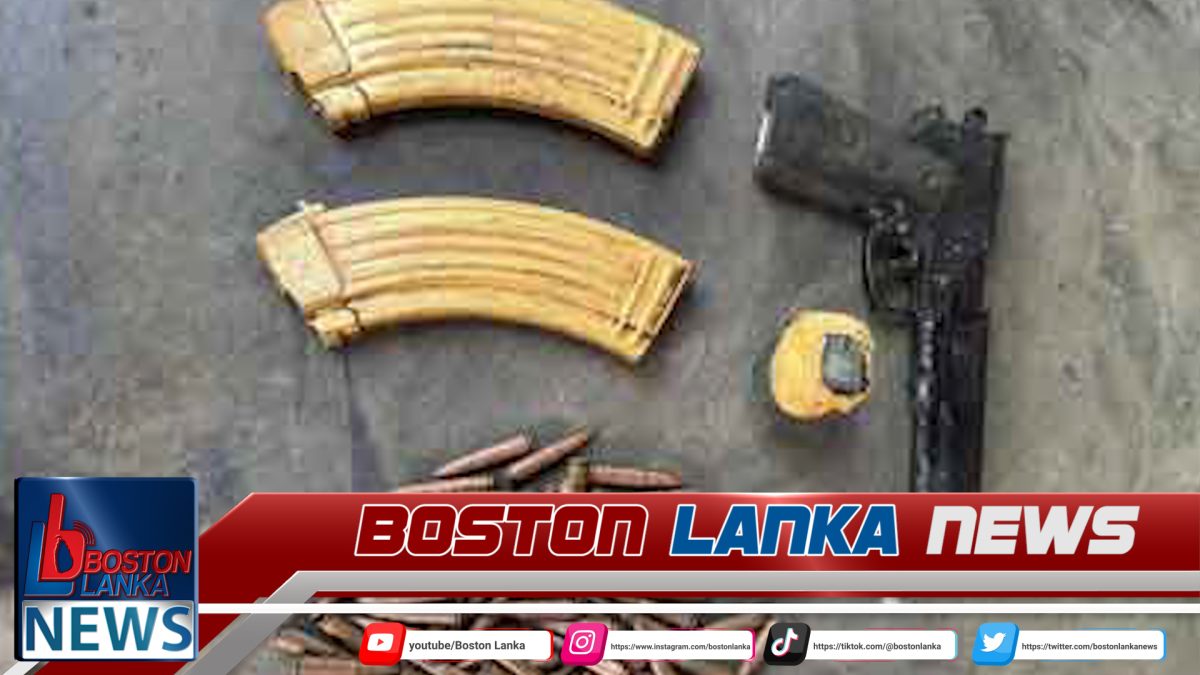 සම්පත් මනම්පේරි වළ දැමූ බවට සැකකරන ගිනිඅවි හා උණ්ඩ කිහිපයක් හමුවෙයි….