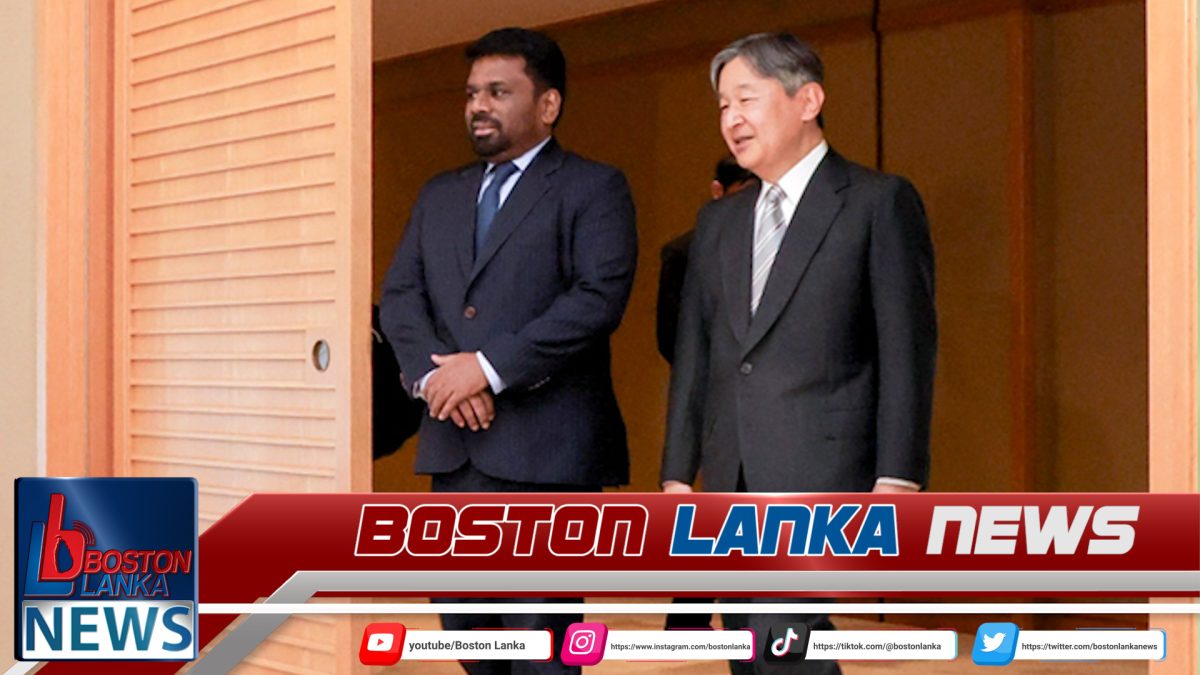 ජනපති ජපානයේ නරුහිතෝ අධිරාජ්‍යයා හමුවෙයි….