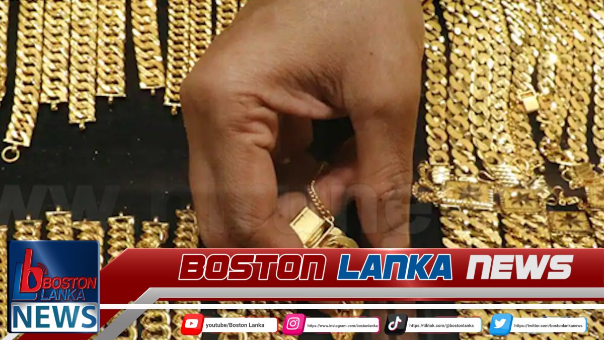 රන් මිල අහස උසට – කැරට් 24 ලක්ෂ 4ට ළංවෙයි….