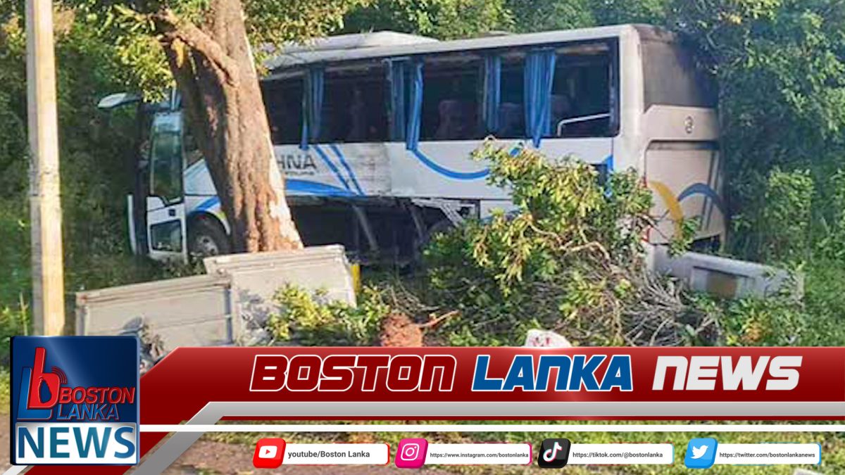 මාරක බස් අනතුරක් – පුද්ගලයෙක් මරුට – 10ක් රෝහලට….