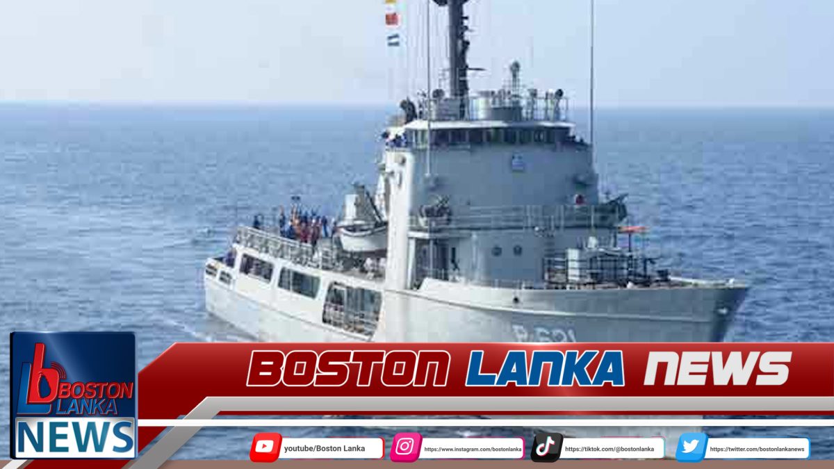 ආපදාවට පත් වෙළෙඳ නෞකාවේ සිටි කාර්ය මණ්ඩලය නිරුපද්‍රිතව මුදා ගැනේ…