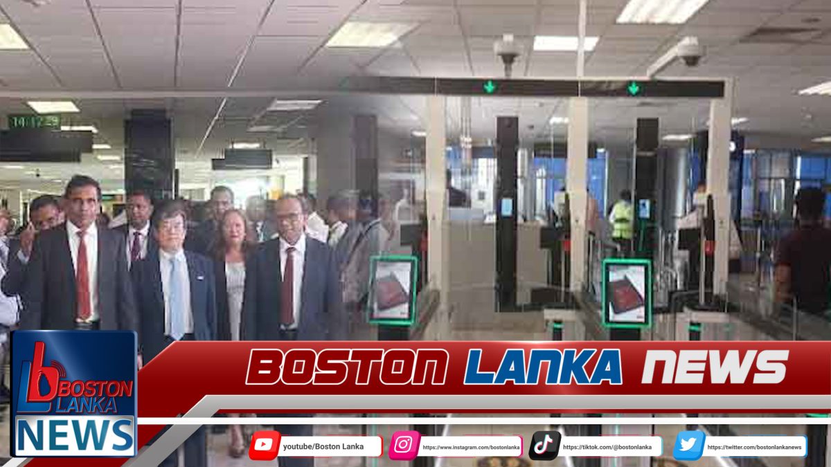 කටුනායක ගුවන්තොටේ E-Gate පද්ධතිය විවෘත කෙරේ…..