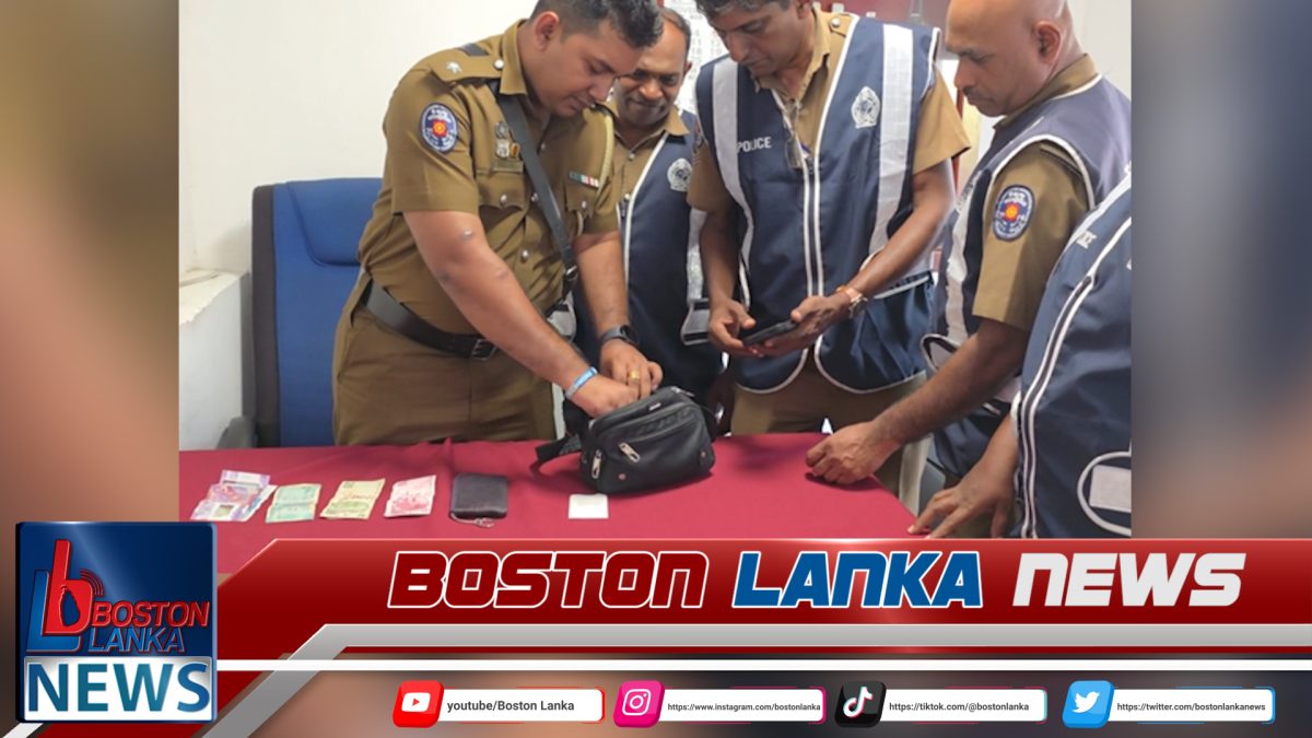 විදෙස් මාධ්‍යවේදිනියගේ අත්බෑගය සොරාගත් සැකකරු අත්අඩංගුවට….