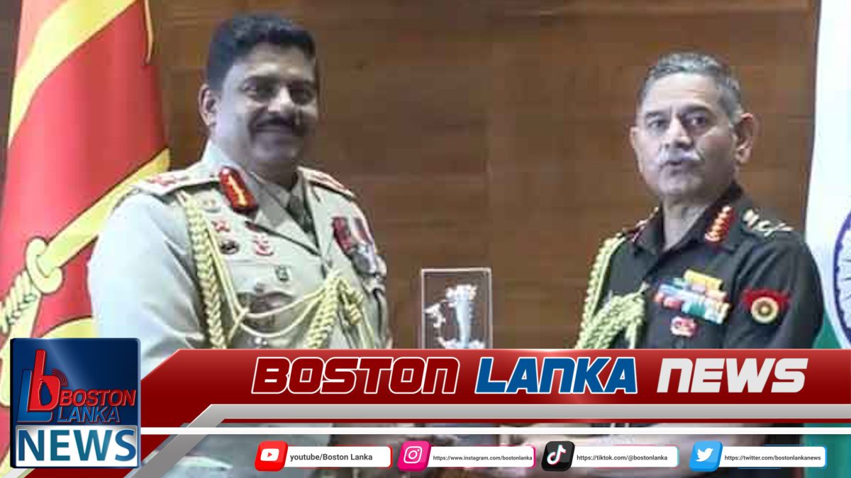ඉන්දීය යුද හමුදාධිපති යුද හමුදා මූලස්ථානයේ නිල සංචාරයක…..