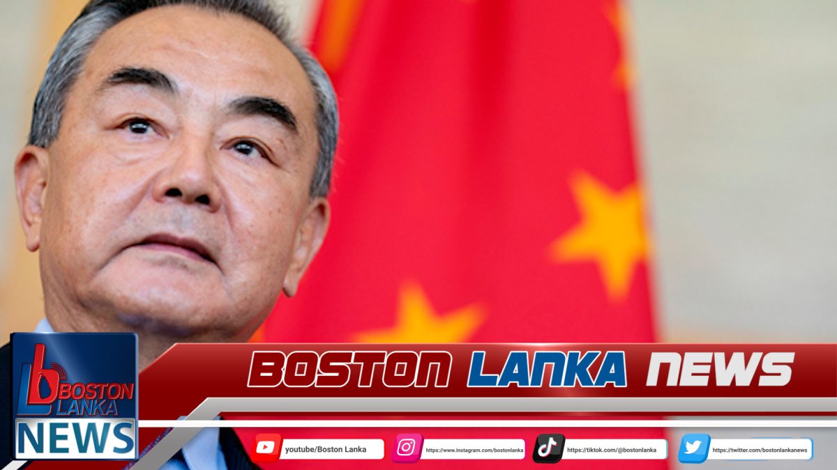 චීන විදෙස් ඇමති වැන්ග් ඊ අද රාත්‍රීයේ දිවයිනට….