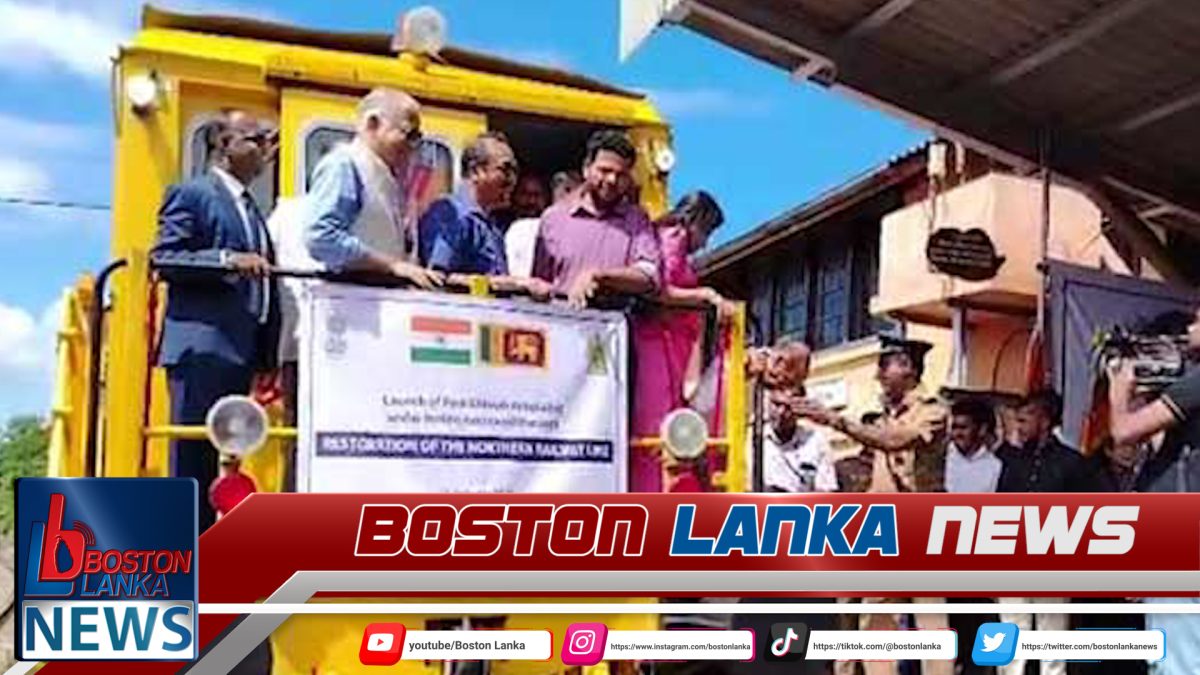 උතුරු දුම්රිය මාර්ගයේ ප්‍රතිසංස්කරණය කටයුතු අරඹයි….