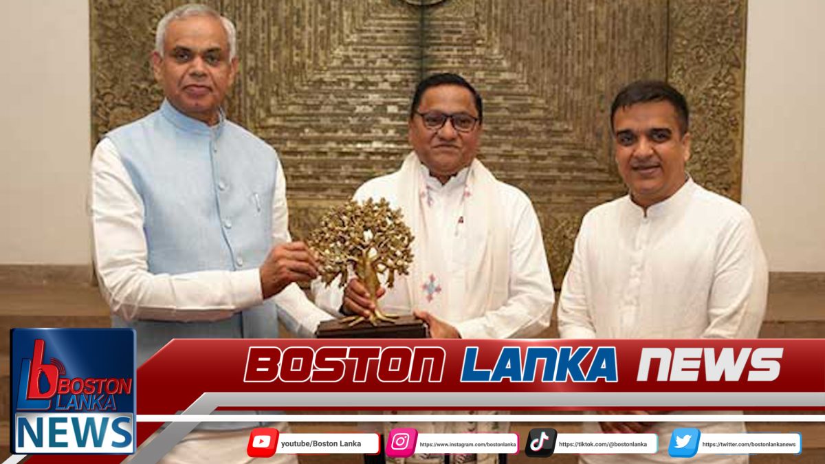 ගුජරාට් ප්‍රාන්ත ආණ්ඩුකාරවරයා ඇතුළු පිරිස ඇමති විජිත හමුවෙයි…