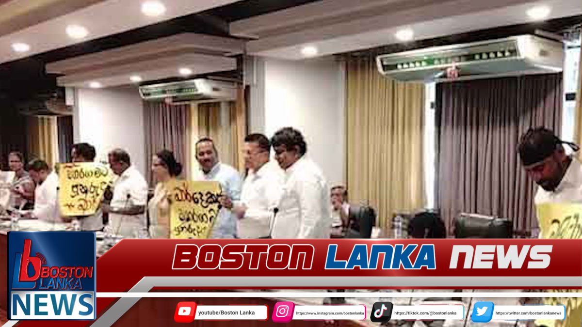 මහරගම නගර සභාවේ උණුසුම් තත්ත්වයක්…..