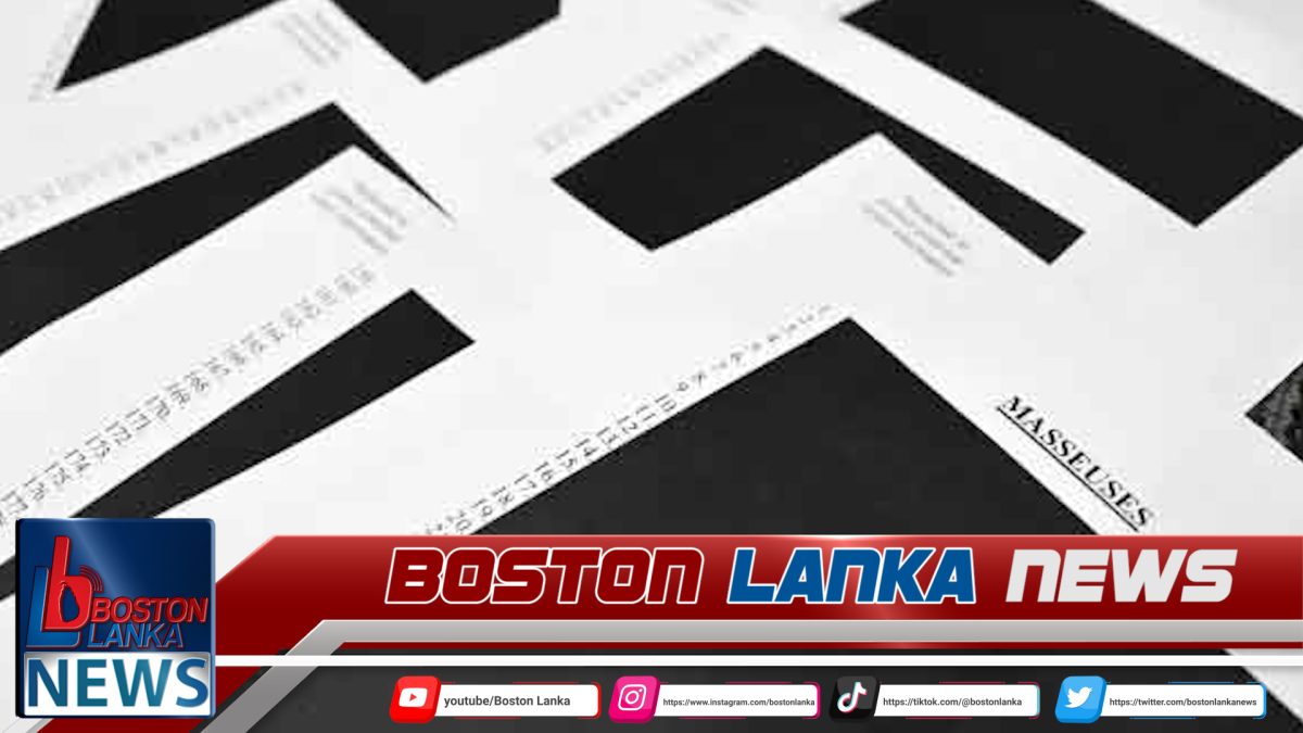 ළමා අපචාර දාමයකට හසුවූ එප්ස්ටීන්ගේ ලිපිගොනුවල ශ්‍රී ලංකාවේ නමත්…..