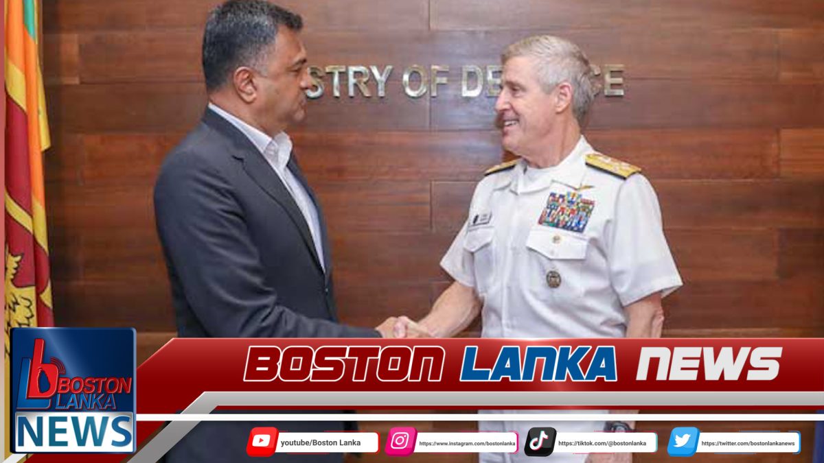 එක්සත් ජනපද පැසිෆික් බලඇණියේ අණදෙන නිලධාරියා ආරක්ෂක ලේකම් හමුවෙයි….