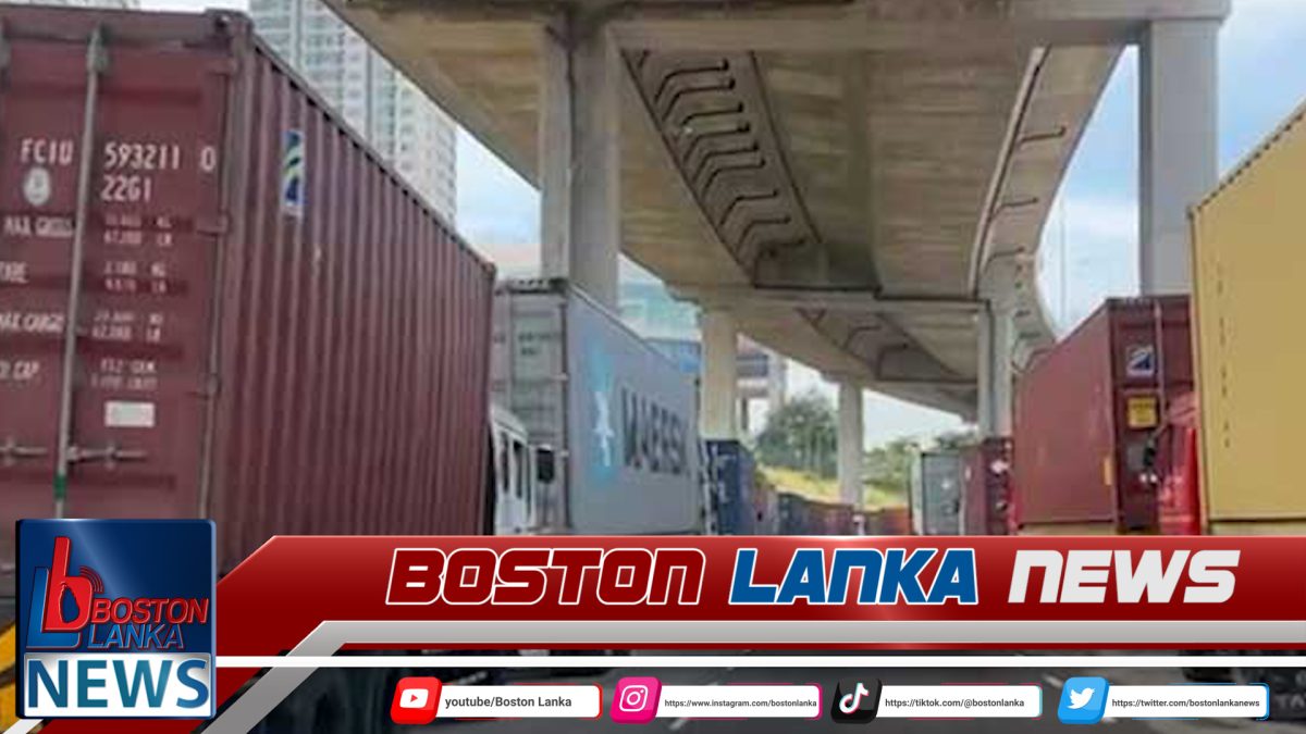 බහාලුම් නිෂ්කාශනයේ ප්‍රමාදයක් නිසා නැවතත් තදබදයක්…..