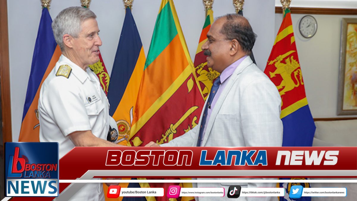 අමෙරිකානු පැසිෆික් නාවික අණදෙන නිලධාරී හා ආරක්‍ෂක නියෝජ්‍ය ඇමති අතර හමුවක්….