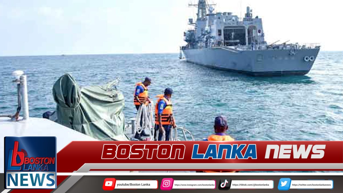 ජපාන යුද නැවක කාර්යය මණ්ඩල සාමාජිකයෙකු වැඩිදුර ප්‍රතිකාර සඳහා කොළඹට….