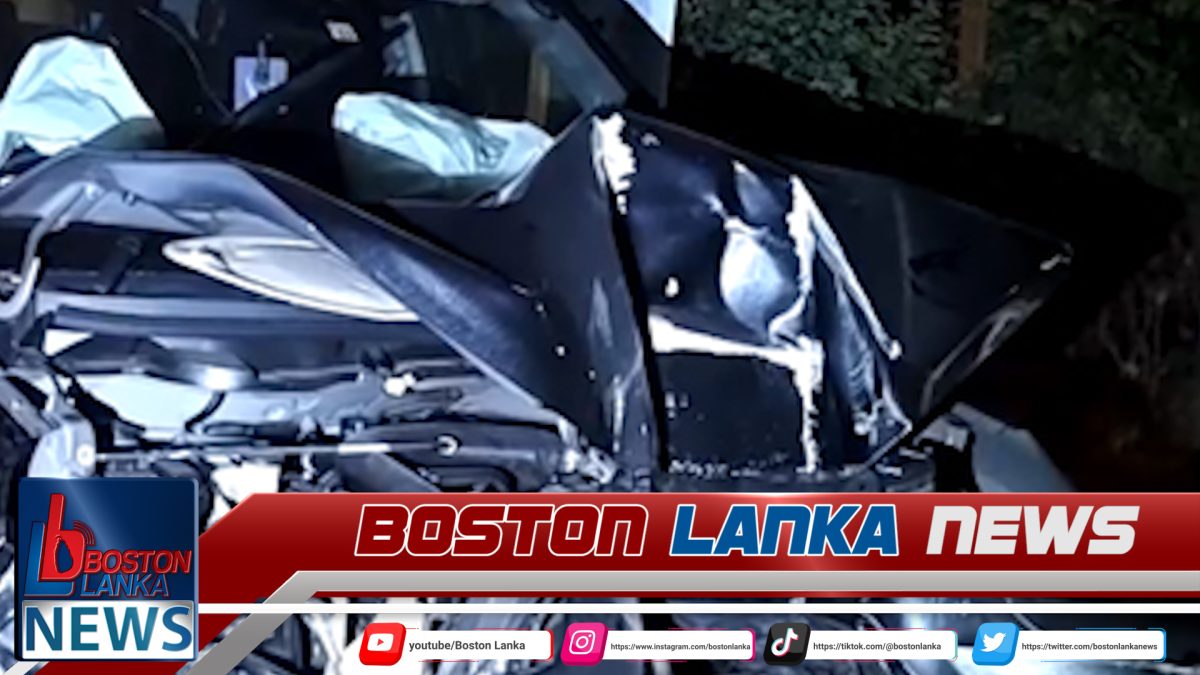 මාලිමා මන්ත්‍රී පැදවූ මෝටර් රථය තාප්පයක ගැටෙයි…..