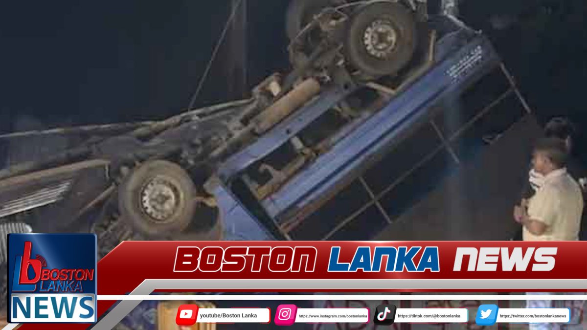 ලොරි රථයක් පෙරළී අනතුරක් දෙදෙනෙකු රෝහලේ…