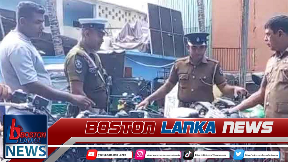 නීති විරෝධීව මෙරටට ගෙන්වූ රුපියල් කෝටි 02ක් පමණ වටින යතුරුපැදි සමඟ ගරාජ් හිමියෙකු අත්අඩංගුවට….