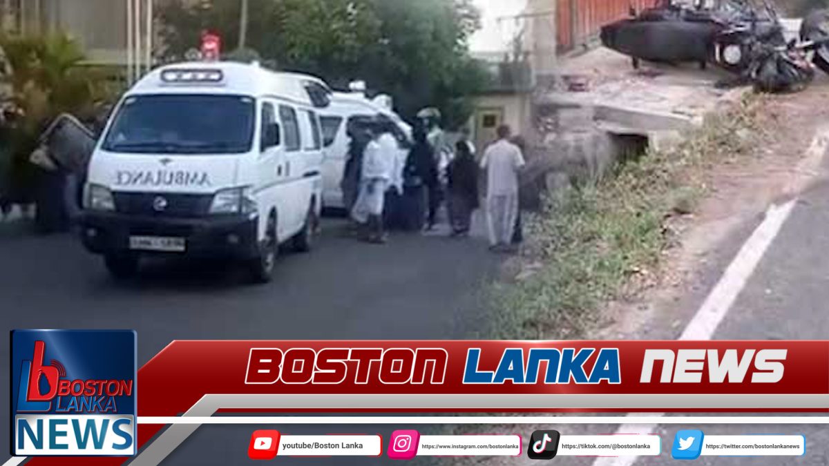 යතුරුපැදියෙන් විදුලි වේගයෙන් ගිය පාසල් සිසුන් දෙදෙනා බිහිසුණු අනතුරක….