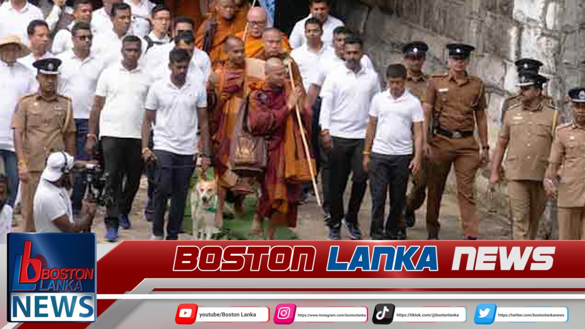 සාමයේ පාද යාත්‍රාව කිලෝමීටර් 25ක් දුර ගෙවා අද මාවනැල්ලට….
