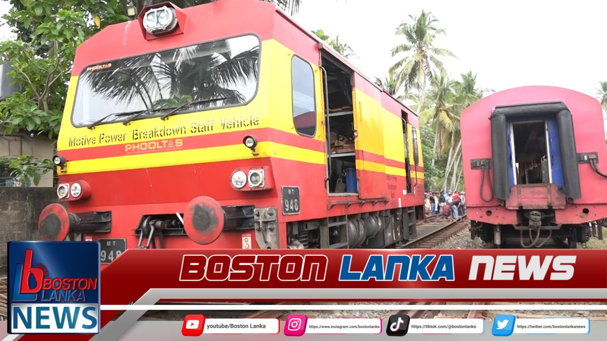 මුහුදුබඩ දුම්රිය මාර්ගයේ එක් මාර්ගයක් සාමාන්‍ය ධාවනයට විවෘත කරයි……